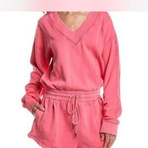 Free People Pink Jumpsuit